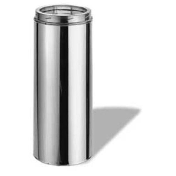 Integra Miltex M & G Duravent 8DT-24SSCF 8 Inch x 24 Inch Dura Vent Duratech Chimney Length 430-alloy Stainless Inner Liner Stainless Outer 70812 - main